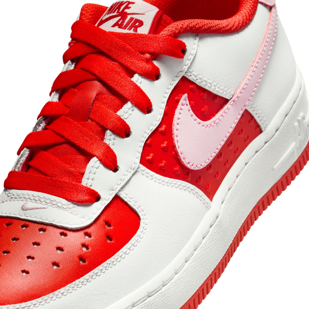 NIKE AIR FORCE 1 GS "VALENTINES DAY" - SAIL/PINK FOAM/COLLEGE GREY