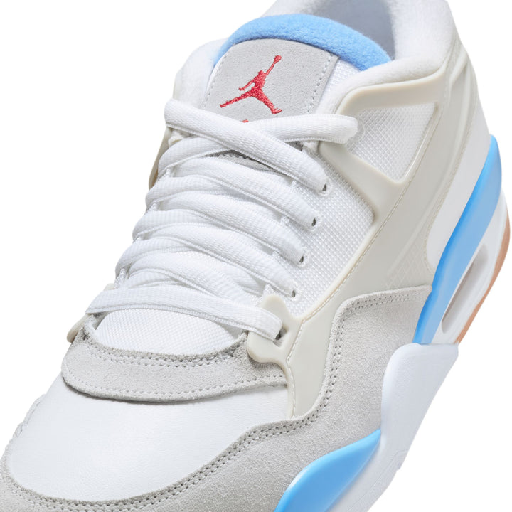 AIR JORDAN 4 RM FQ7939-104 "WHITE LEGEND BLUE" - WHITE/NUTREAL GREY