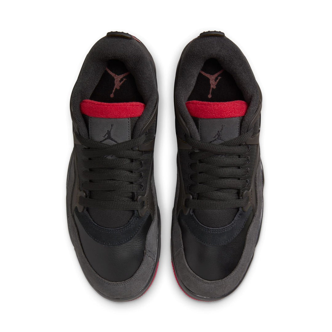 AIR JORDAN 4 RM FQ7939-060 "BRED" - BLACK/ANTHERITE/VARSITY RED