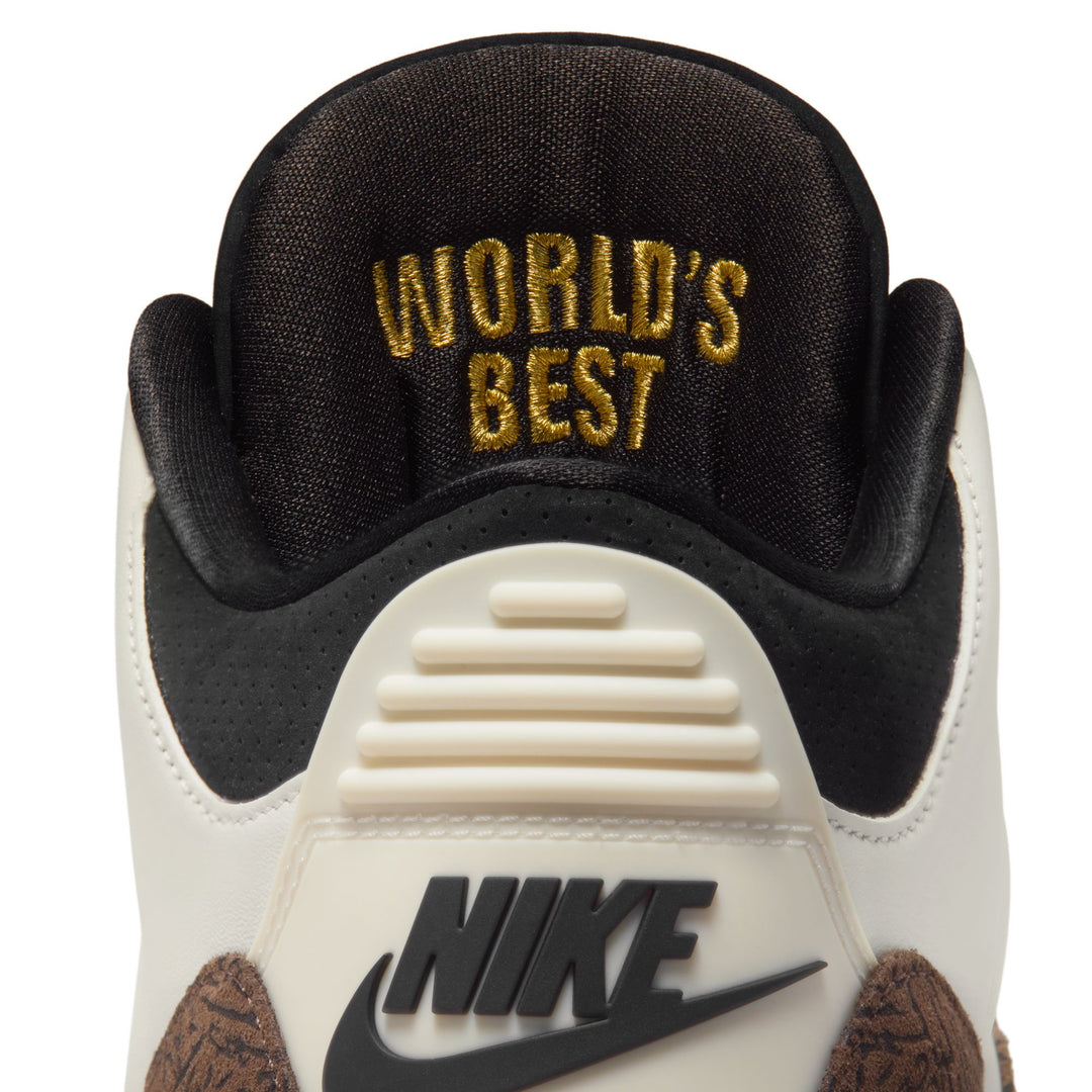 AIR JORDAN 3 RETRO OG IF4396-103 "WORLDS BEST DAD" - SAIL/BLACK