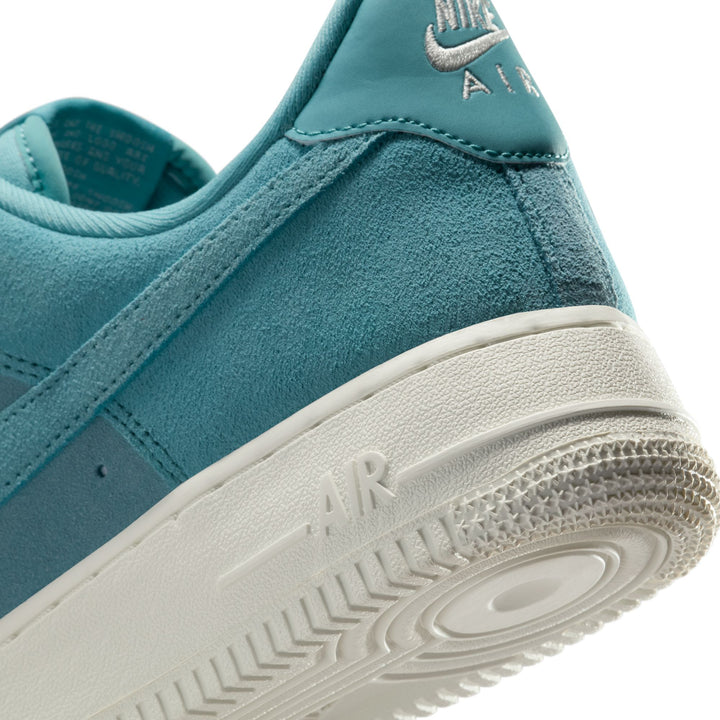 WOMENS NIKE AIR FORCE 1 '07 HJ5336-400 "BLUE SUEDE" - DENIM TURQUOISE/SAIL