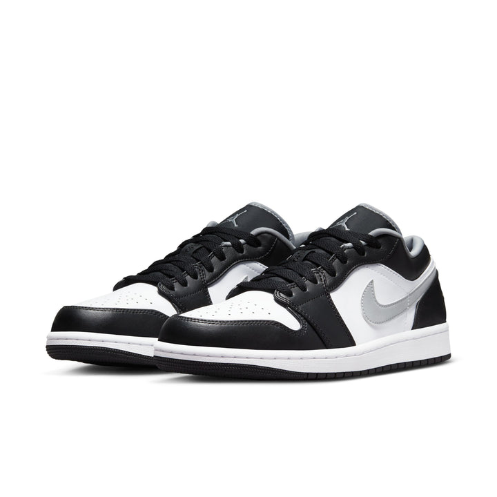 AIR JORDAN 1 LOW 553558-040 "BLACK/WHITE/GREY" - BLACK/PARTICLE GREY/WHITE
