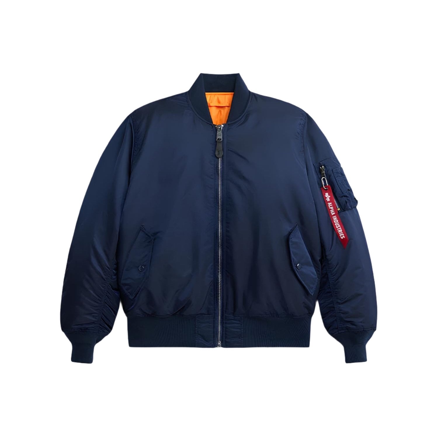 Alpha Industries MA 1 Flight Jacket in Replica Blue Size XL