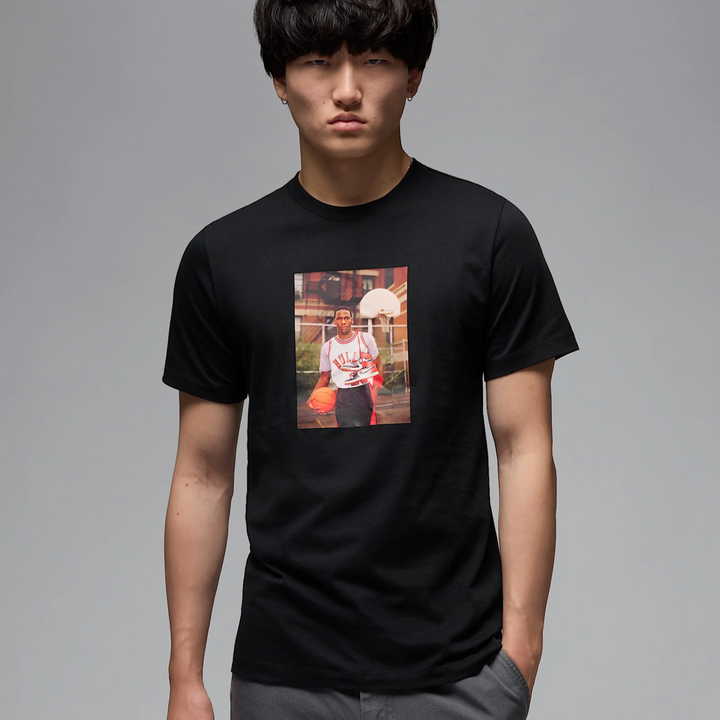 JORDAN PHOTO TEE HJ234-010 - BLACK