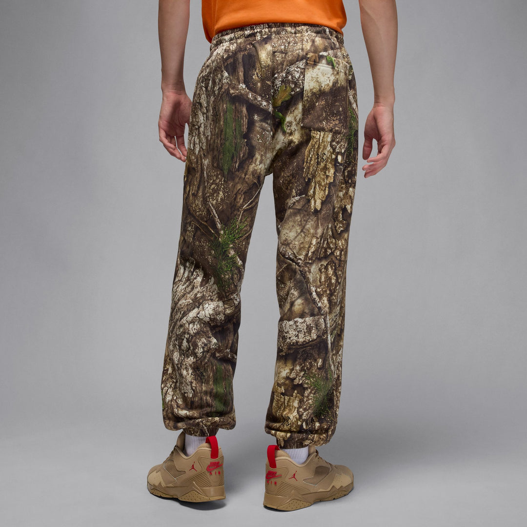 JORDAN BROOKLYN FLEECE PANT "REAL TREE" HV1862-222 - MEDUIM OLIVE/SAIL
