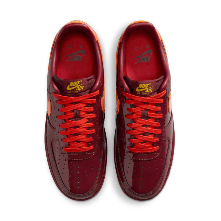 NIKE AIR FORCE 1 LOW QS IO4489-601 PATENT PACK “DARK TEAM RED”