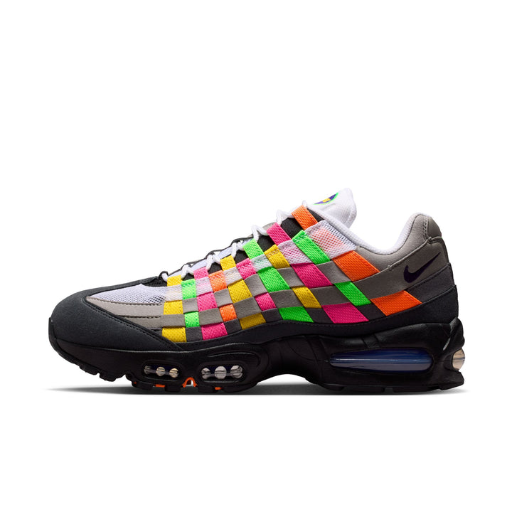 NIKE AIR MAX 95 WOVEN IB3695-100 "MULTICOLOUR" - WHITE/PURPLE DYNASTY