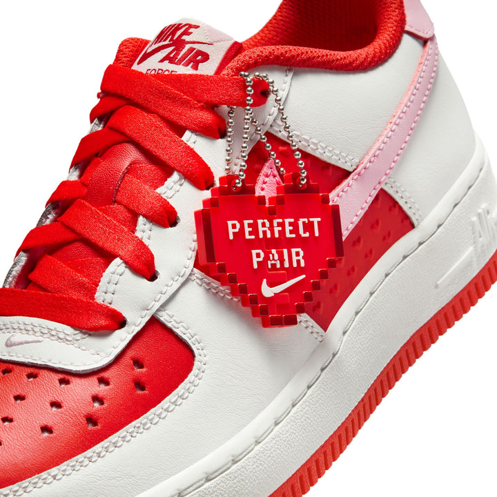 NIKE AIR FORCE 1 GS "VALENTINES DAY" - SAIL/PINK FOAM/COLLEGE GREY