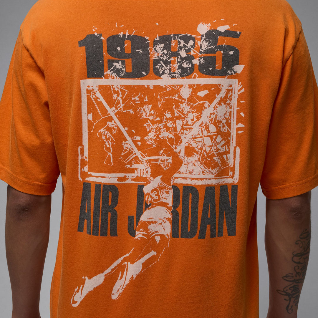 JORDAN BROOKLYN SHATTERED BACKBOARD OVERSIZED TEE IB3297-805 - STARFISH/SAIL