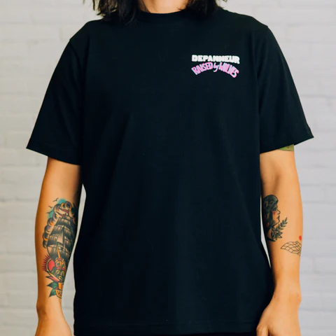 RAISED BY WOLVES TEE - BLACK