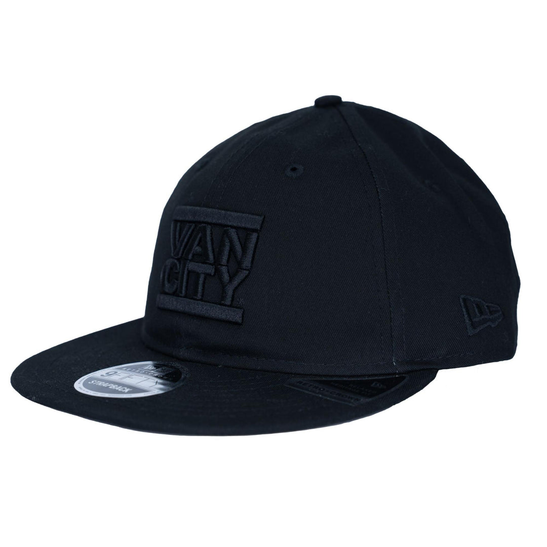 VO X NE RETRO UNDMC STRAPBACK - BLACKOUT