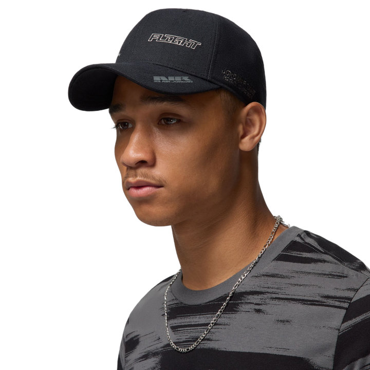 JORDAN  RISE STRUCTURED CAP -  BLACK