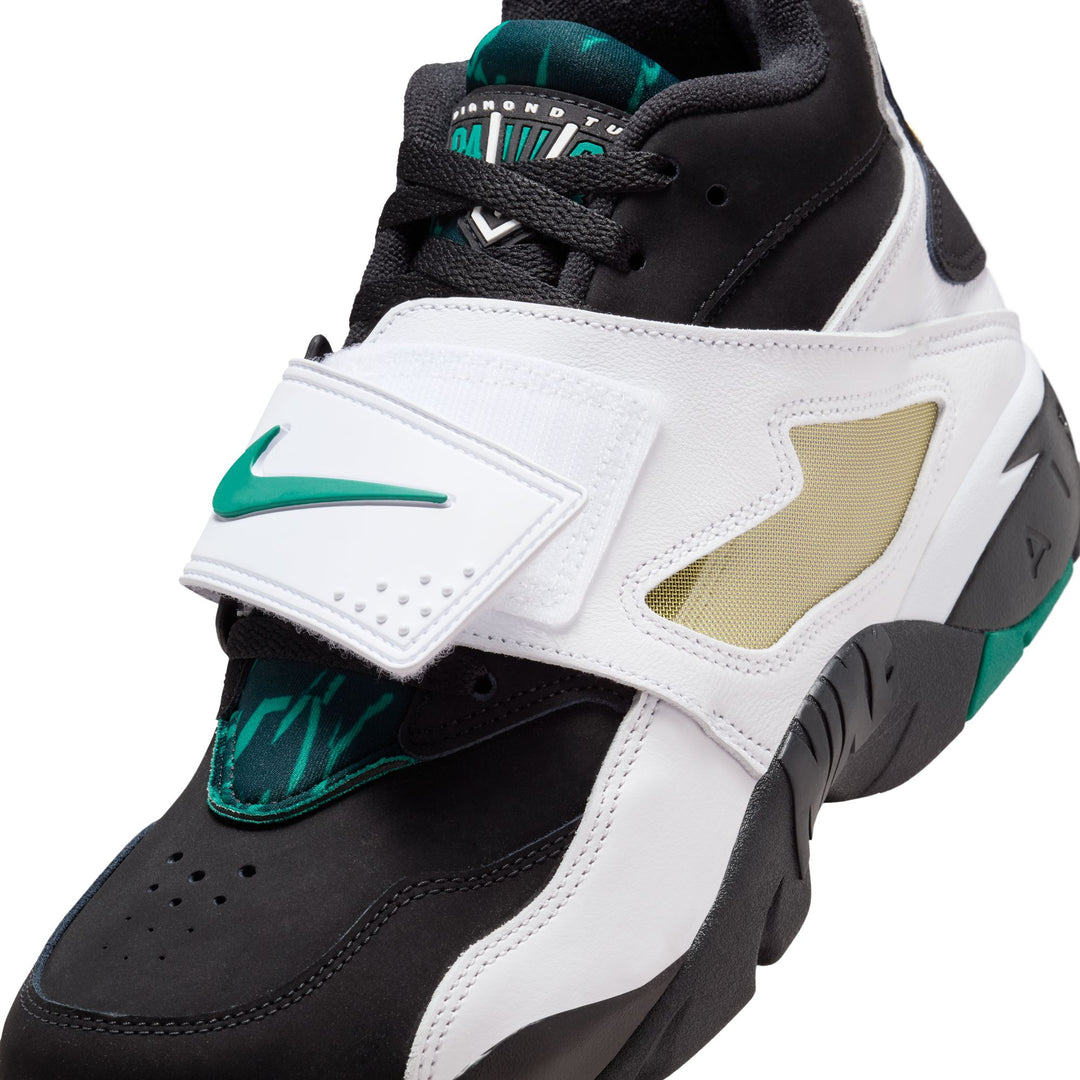 NIKE AIR DIAMOND TURF 93 IB2240-001 "EMERALD" - BLACK/MYSTIC GREEN/GOLDEN TUSSAHg