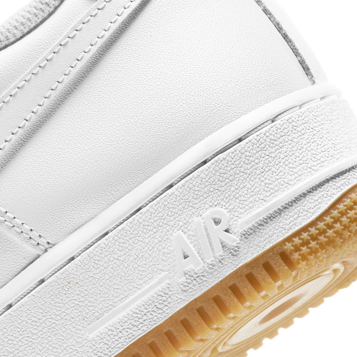 NIKE AIR FORCE 1 '07 DJ2739-100 "WHITE GUM" - WHITE/WHITE
