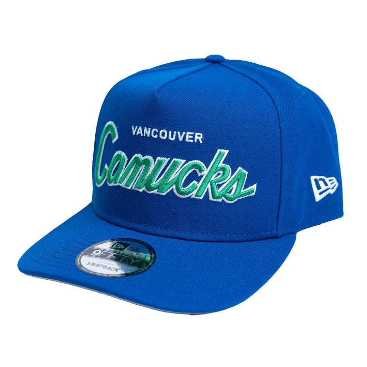 NEW ERA 950A POLY SCRIPT VANCOUVER CANUCKS	- BLUE