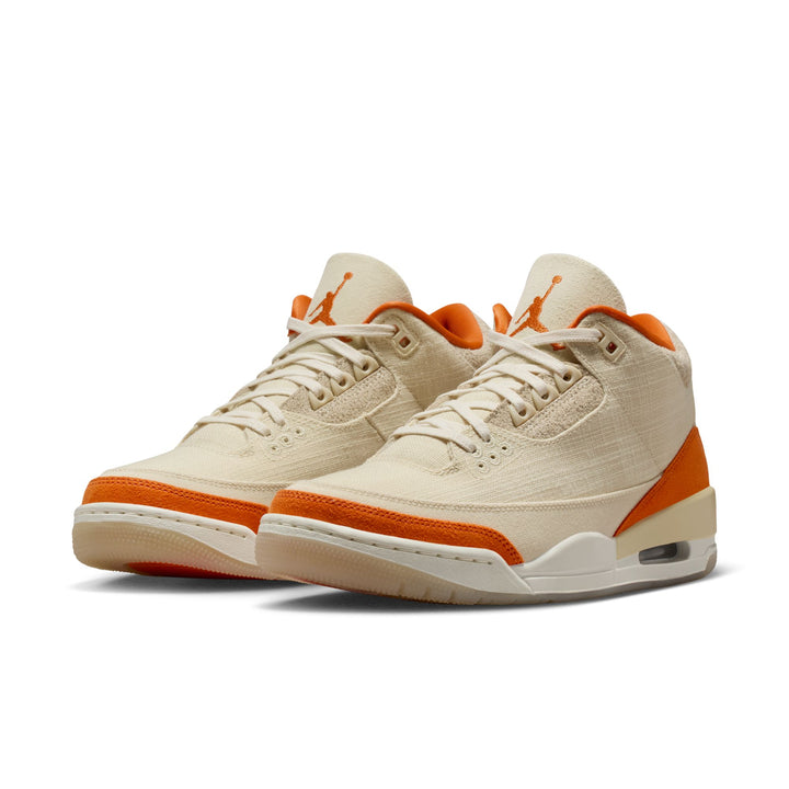 WOMENS AIR JORDAN 3 RETRO IH7694-200 "STARFISH" - FOSSIL/STARFISH/SAIL