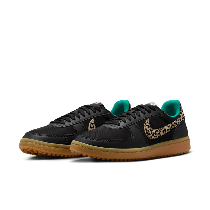 WOMENS NIKE FIELD GENERAL IF1742-001 "LEOPARD PRINT" - BLACK/GUM/LIGHT BROWN/NEPTUNE GREEN/SEASME