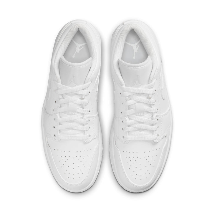AIR JORDAN 1 LOW 553558-136 "TRIPLE WHITE" - WHITE/WHITE