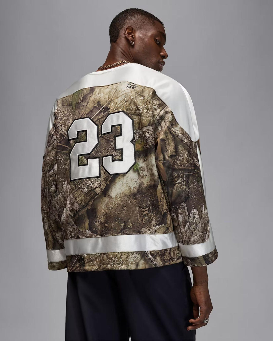JORDAN BROOKLYN JERSEY REAL TREE IB3964-222 - MEDUIM OLIVE/SAIL
