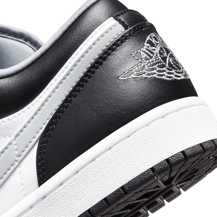 AIR JORDAN 1 LOW 553558-040 "BLACK/WHITE/GREY" - BLACK/PARTICLE GREY/WHITE