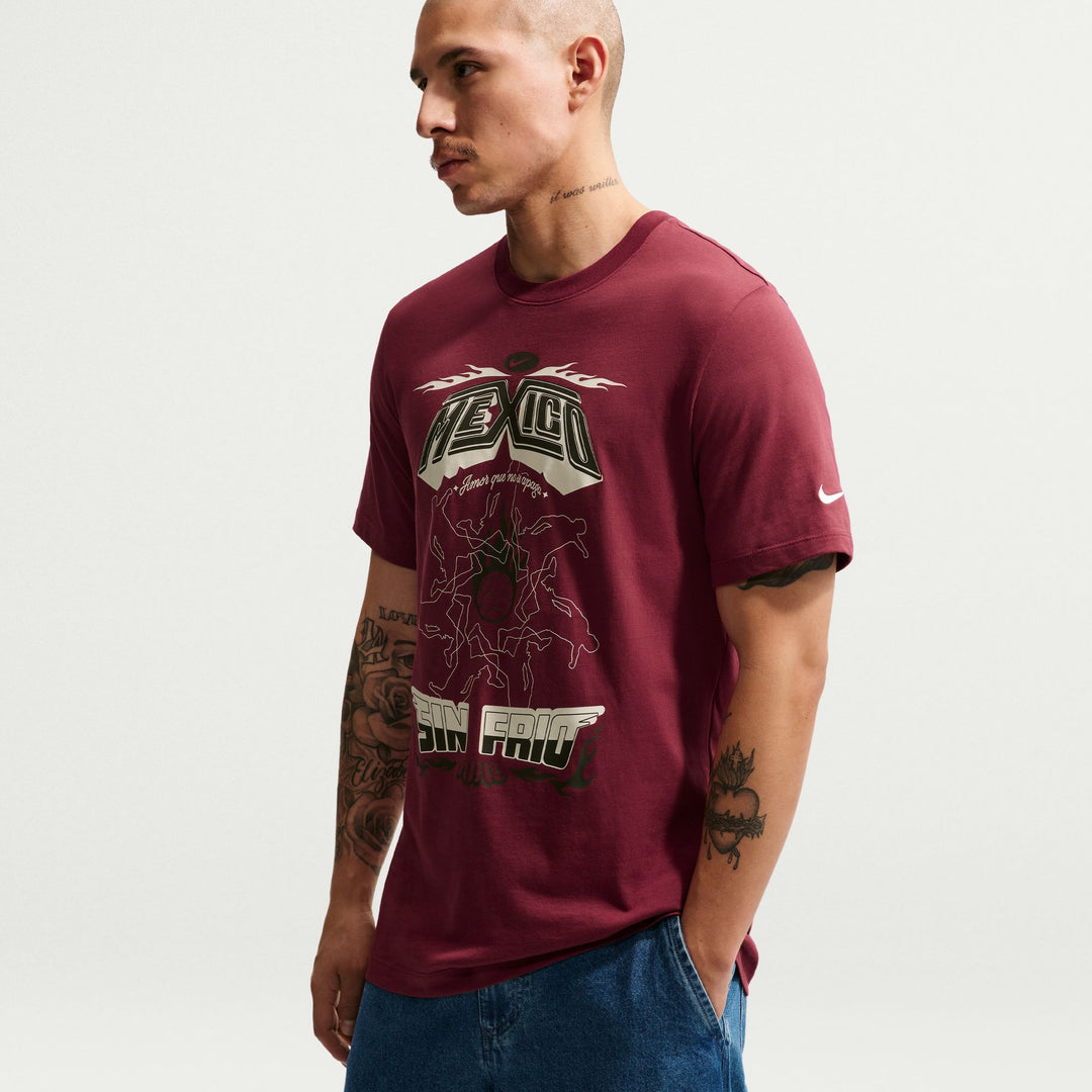 NIKE NSW FOOTBALL TEE IR6913-677 "MEXICO" - TEAM RED