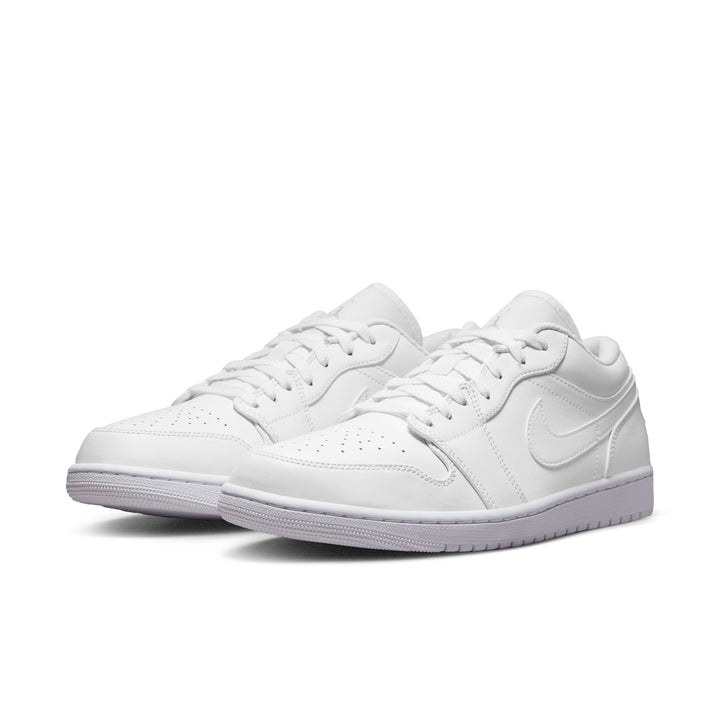 AIR JORDAN 1 LOW 553558-136 "TRIPLE WHITE" - WHITE/WHITE