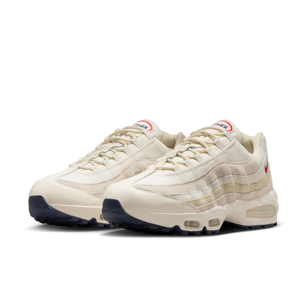 NIKE AIR MAX 95 OG PREMUIM IH4378-110 "BIG BUBBLE PALE IVORY" - PALE IVORY/LIGHT KHAKI/SAIL/UNIVERSITY RED
