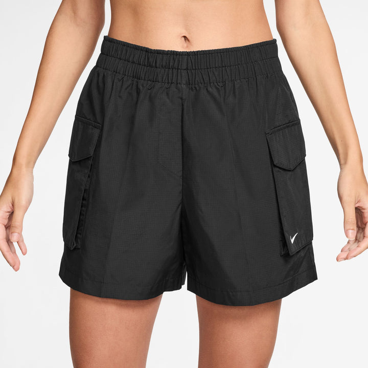 NIKE NSW ESSENTIAL WOVEN TAILLE HAUTE FEMME HM6982-010 - NOIR