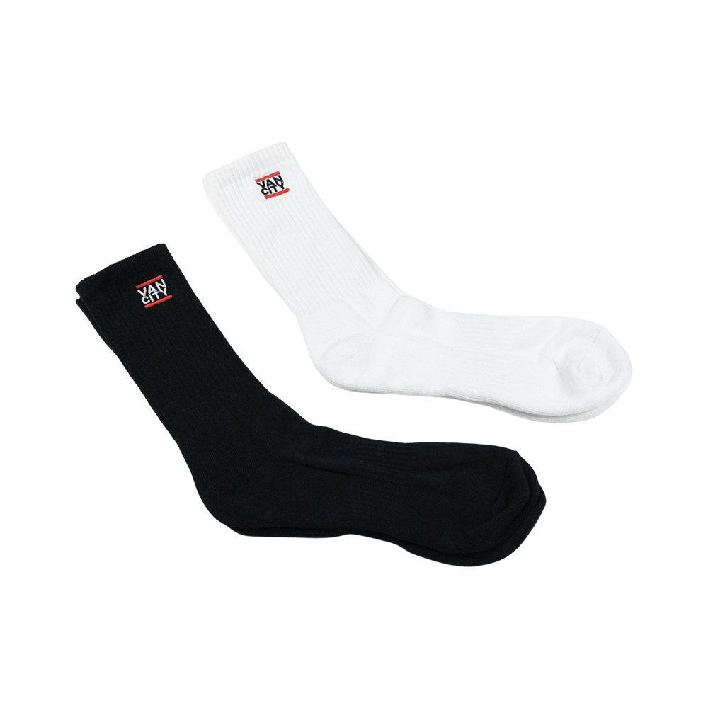 VO undmc 2pk socks - White/Black