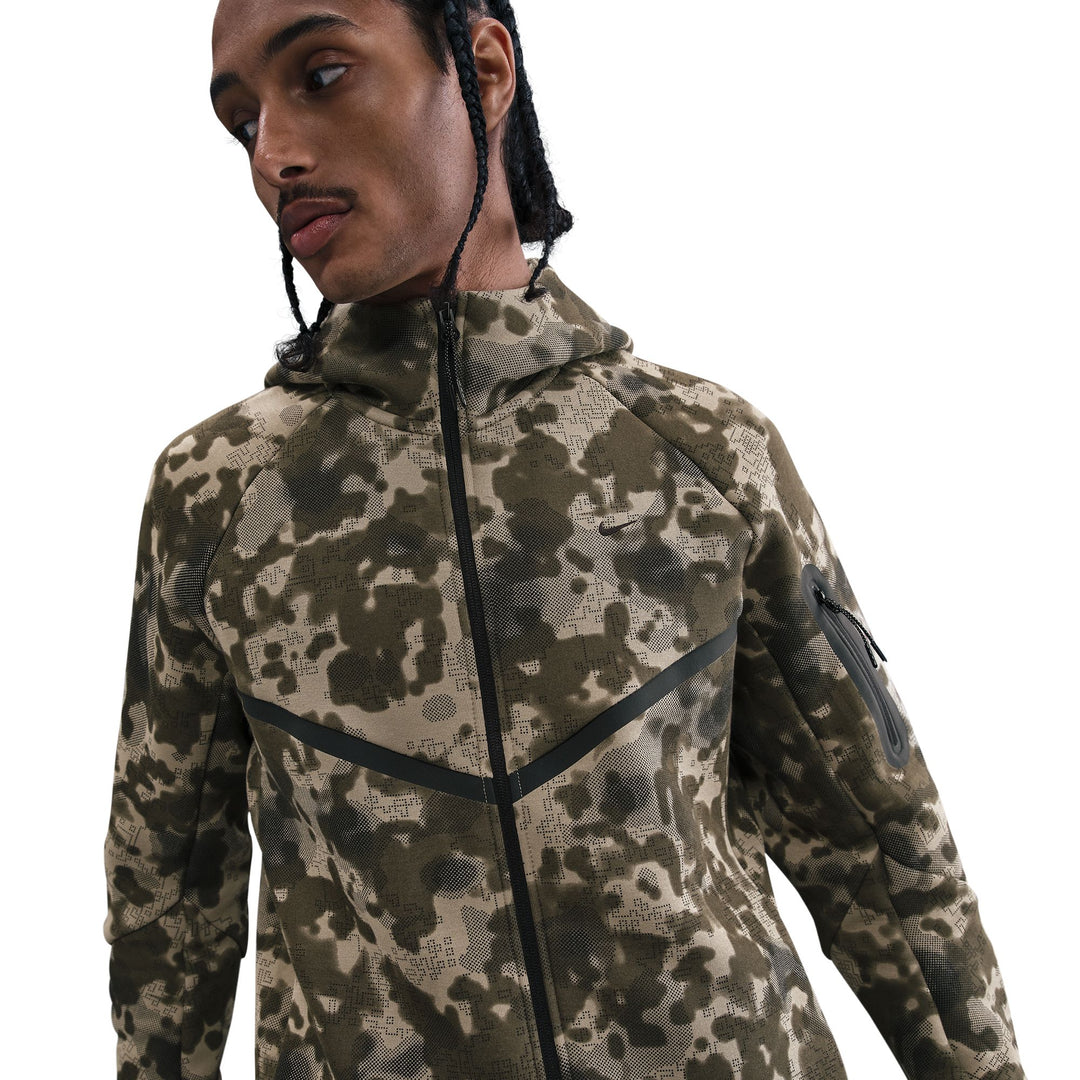 NIKE TECH FLEECE JACKET HV0955-276 - OLIVE