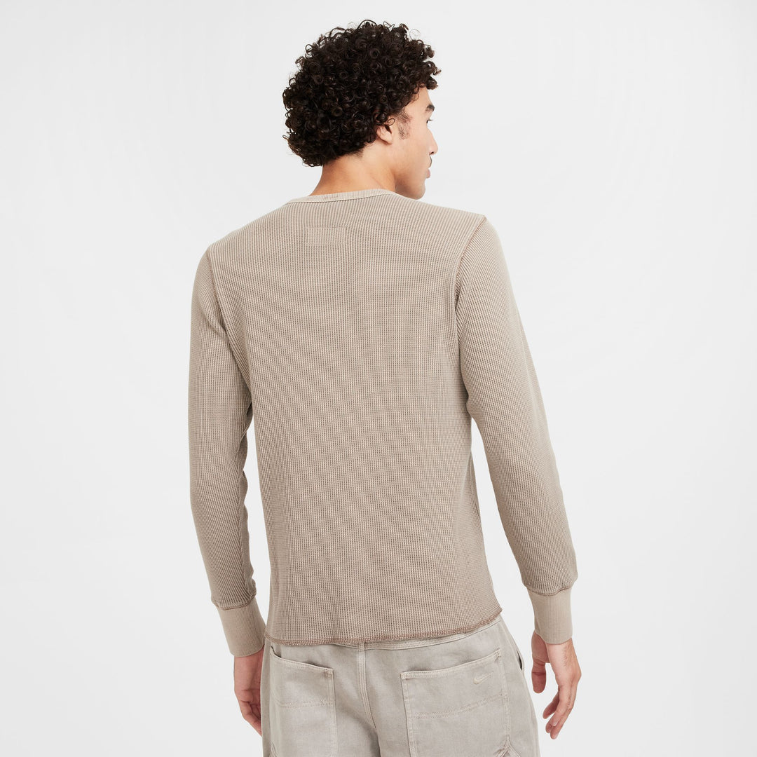 NIKE HEAVYWEIGHT WAFFLE LONGSLEEVE FZ6579-029 - FLAT PEWTER