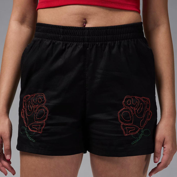 WOMENS JORDAN WOVEN SHORT - BLACK