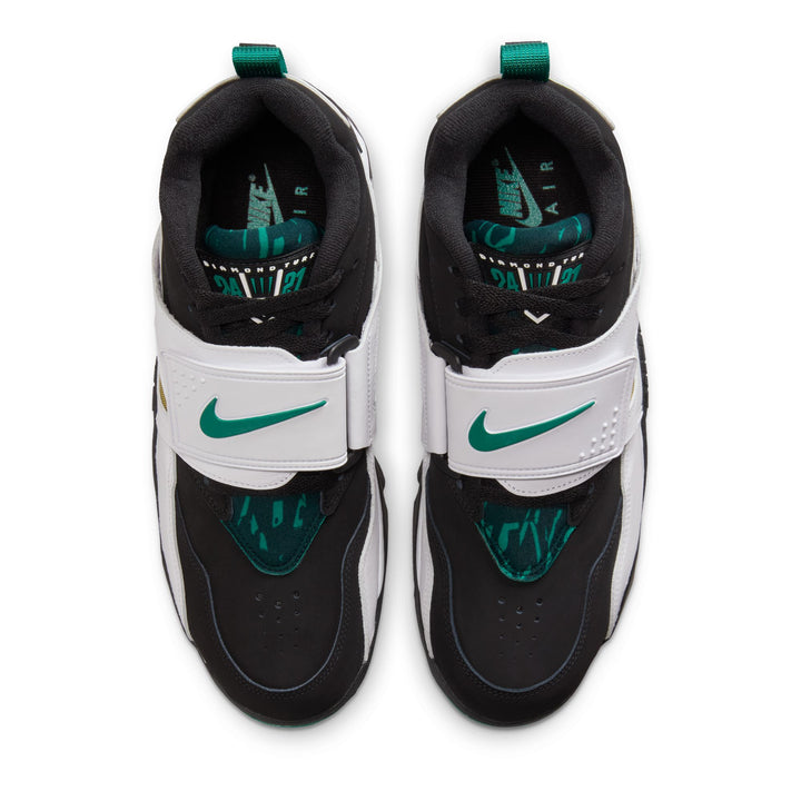NIKE AIR DIAMOND TURF 93 IB2240-001 "EMERALD" - BLACK/MYSTIC GREEN/GOLDEN TUSSAHg