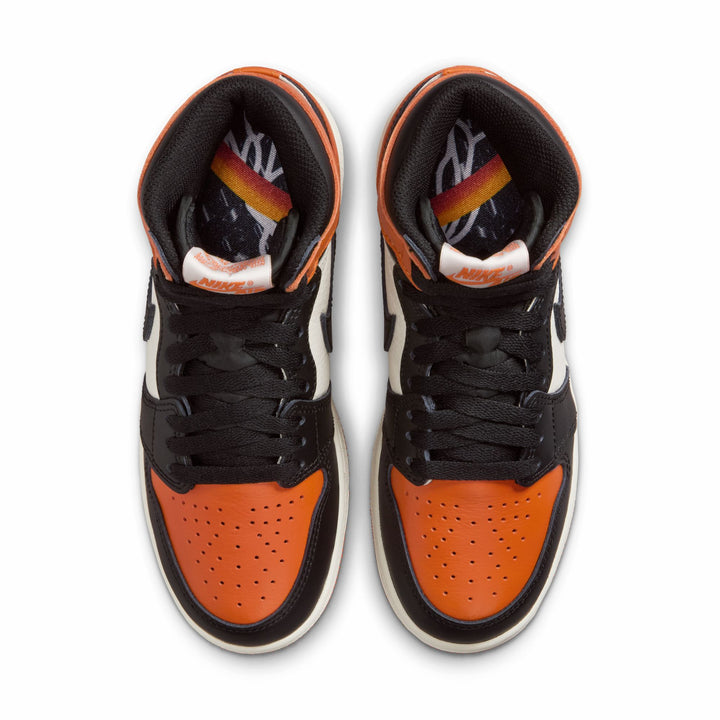 AIR JORDAN 1 RETRO HIGH OG GS FD1437-008 "SHATTERED BACKBOARD" - BLACK/SAIL/STARFISH