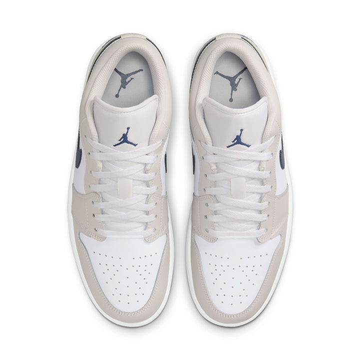 AIR JORDAN 1 LOW 553558-146 "MIDNIGHT NAVY/NUTRAL GREY" - MIDNIGHT NAVY/NUTRAL GREY