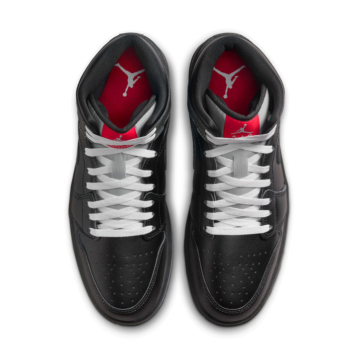 AIR JORDAN 1 MID SE HV5177-010 "BLACK METALLIC" - BLACK/WHITE/WOLF GREY/BLACK