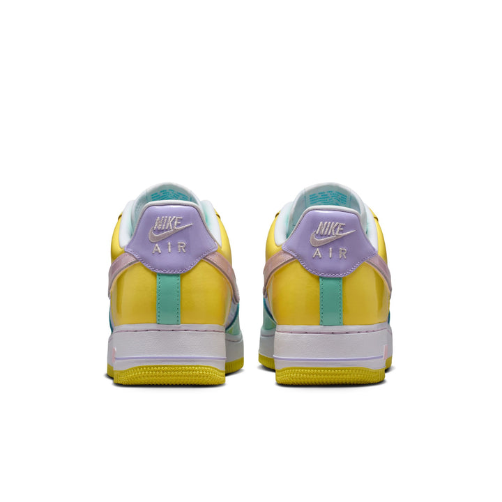 NIKE AIR FORCE 1 '07 IQ9706-701 "EASTER" - YELLOW PULSE/PINK FOAM/HYDRANGEAS/EMERALD RISE/WHITE