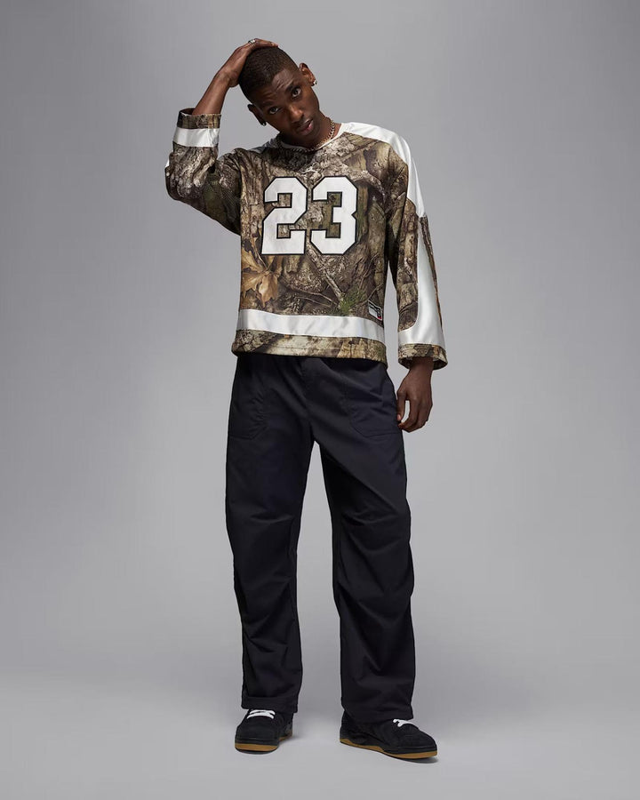 JORDAN BROOKLYN JERSEY REAL TREE IB3964-222 - MEDUIM OLIVE/SAIL