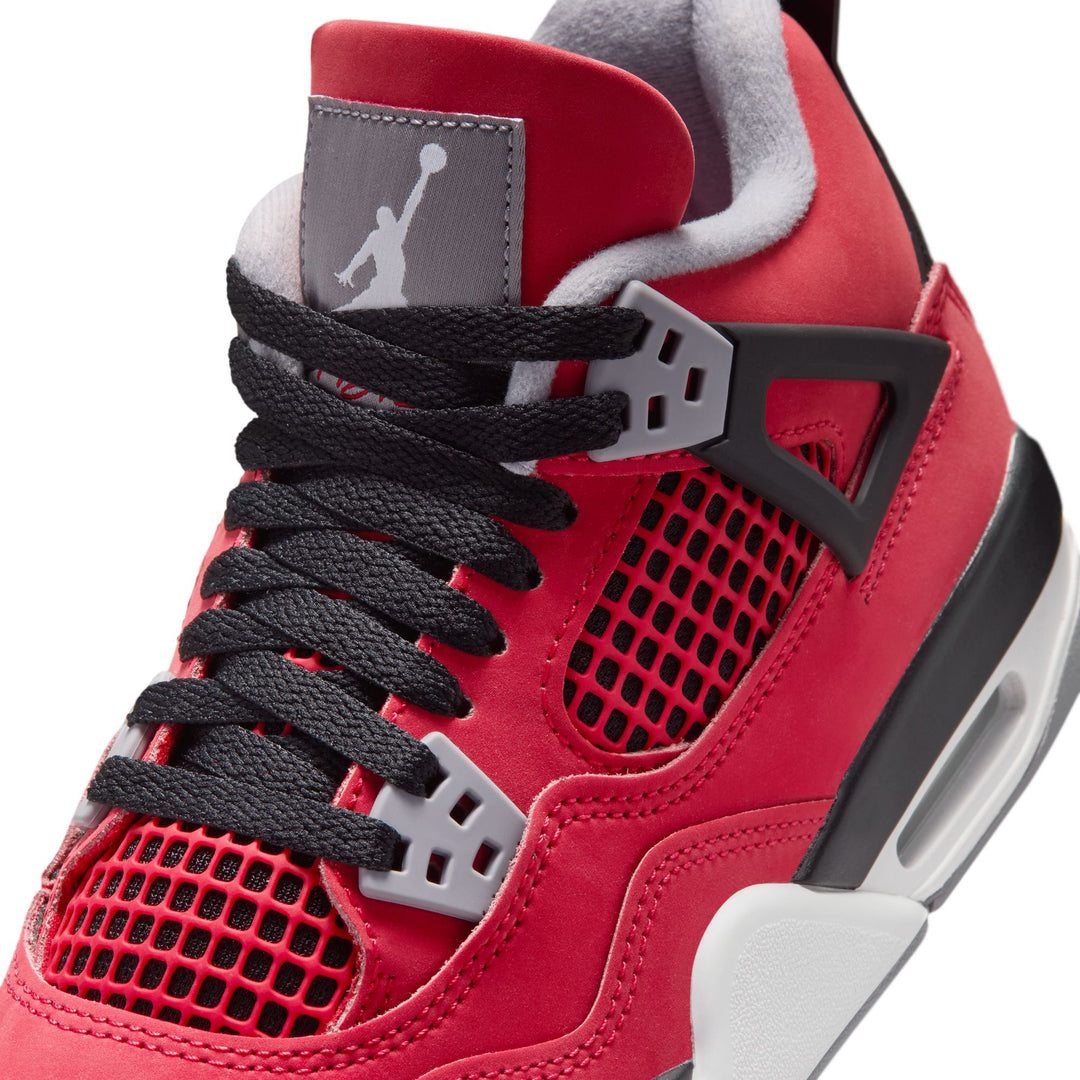 AIR JORDAN 4 RETRO (GS) FQ81213-600 "TORO" - FIRE RED/WHITE