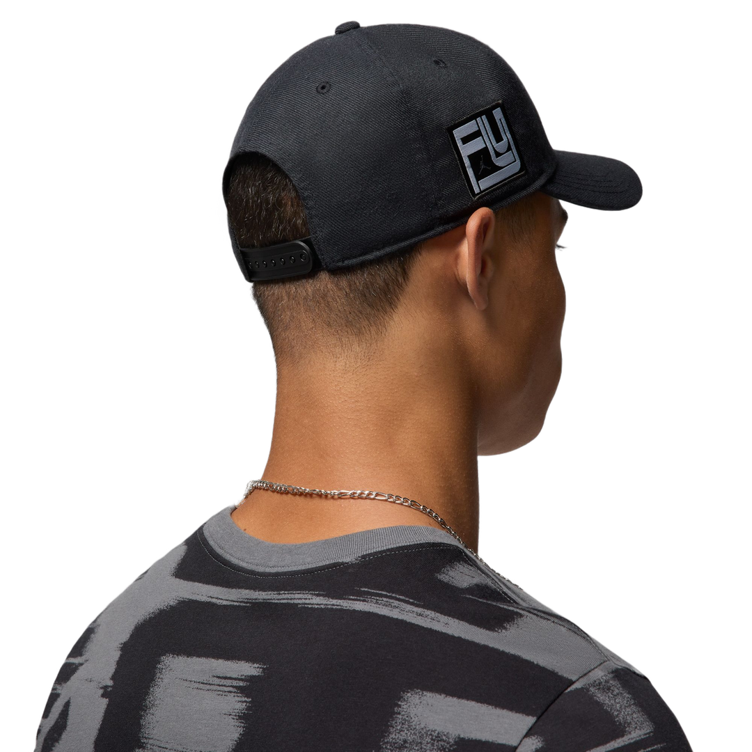 JORDAN  RISE STRUCTURED CAP -  BLACK