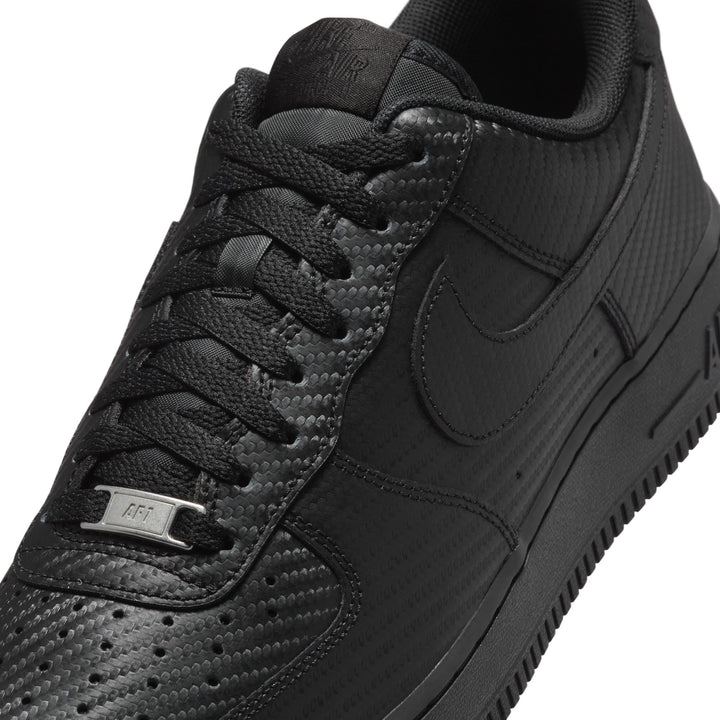 NIKE AIR FORCE 1 '07 HF2886-001 "BLACK CARBON FIBRE"