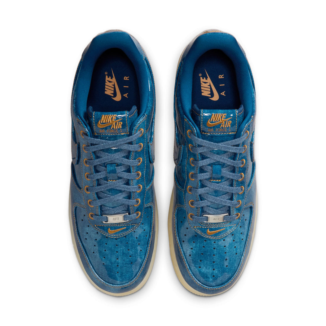 NIKE AIR FORCE 1 RETRO IM5757-400 "BLUE GUM" - COASTAL BLUE