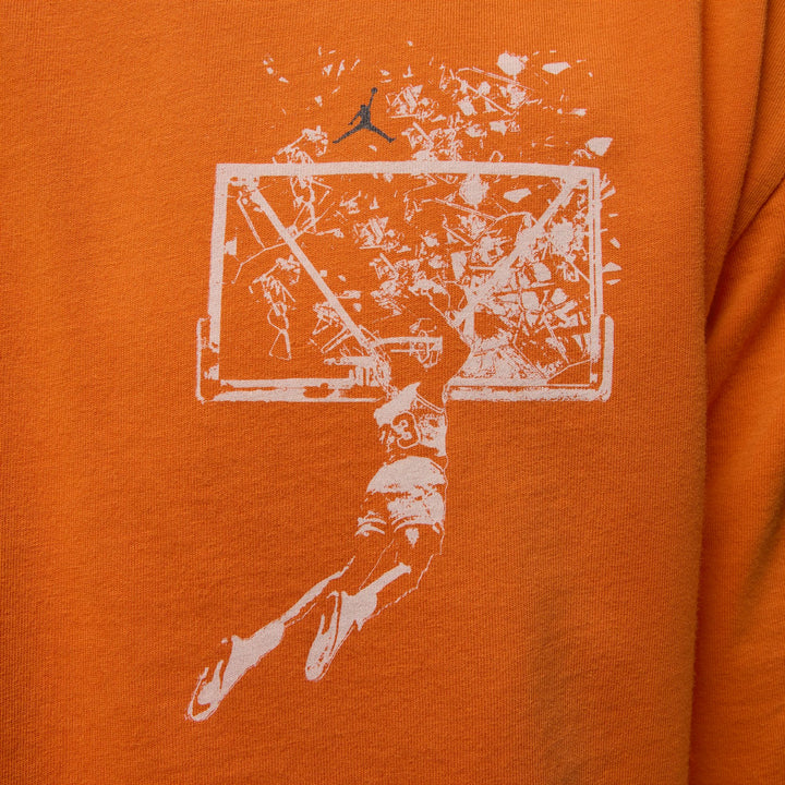 JORDAN BROOKLYN SHATTERED BACKBOARD OVERSIZED TEE IB3297-805 - STARFISH/SAIL