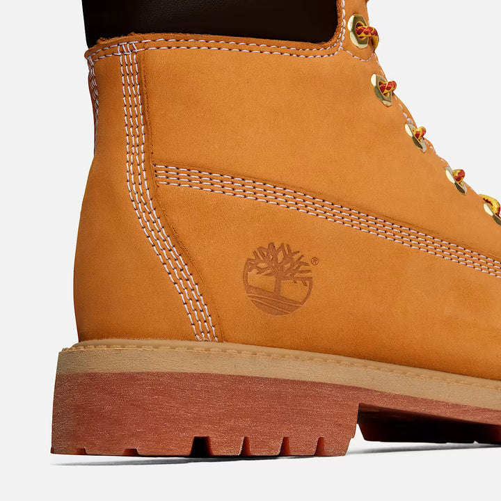 TIMBERLAND PREMIUM BOYS 6 INCH LACE UP BOOT - WHEAT