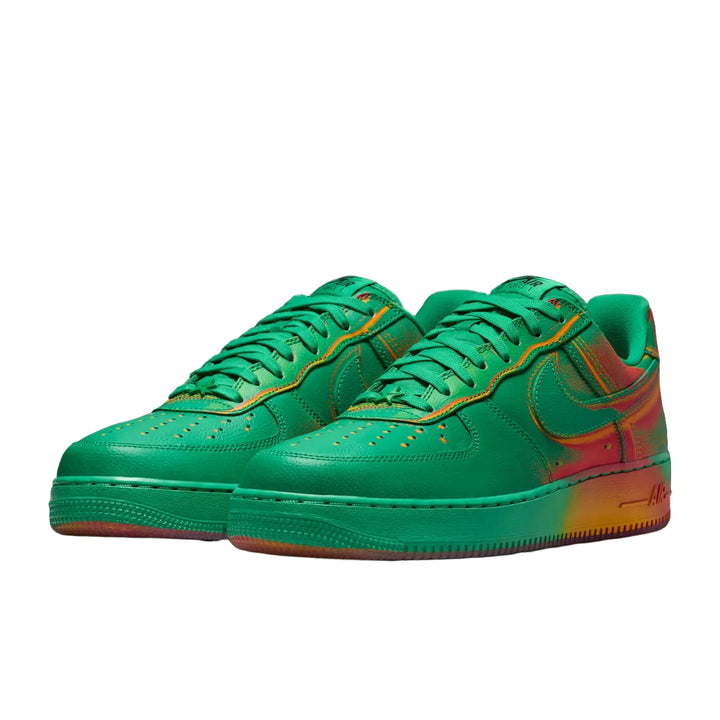 NIKE AIR FORCE 1 LOW RETRO IB6834-300 "STADUIM GREEN" - STADIUM GREEN/LASER ORANGE/BRIGHT CRIMSON