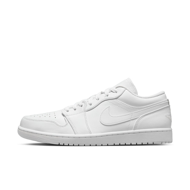 AIR JORDAN 1 LOW 553558-136 "TRIPLE WHITE" - WHITE/WHITE