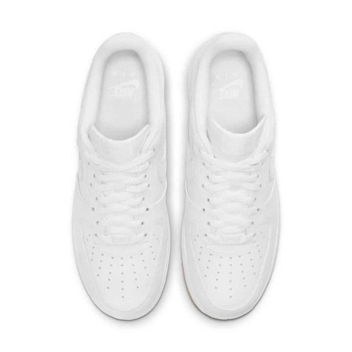 NIKE AIR FORCE 1 '07 DJ2739-100 "WHITE GUM" - WHITE/WHITE