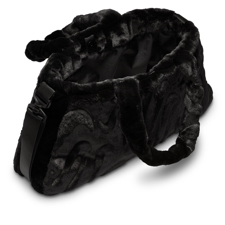 NIKE FAUX FUR TOTE FZ 1323-010 - BLACK/BLACK