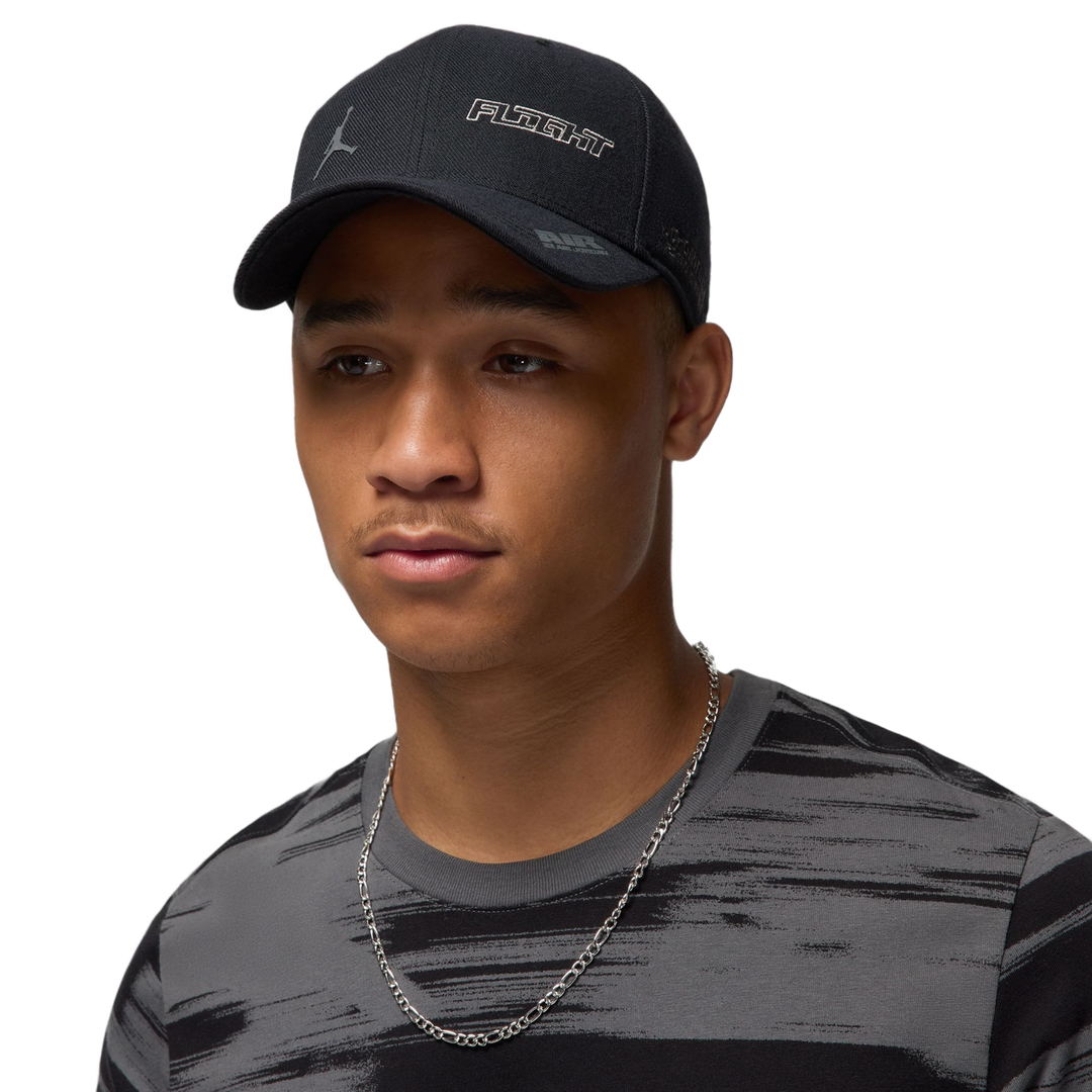 JORDAN  RISE STRUCTURED CAP -  BLACK