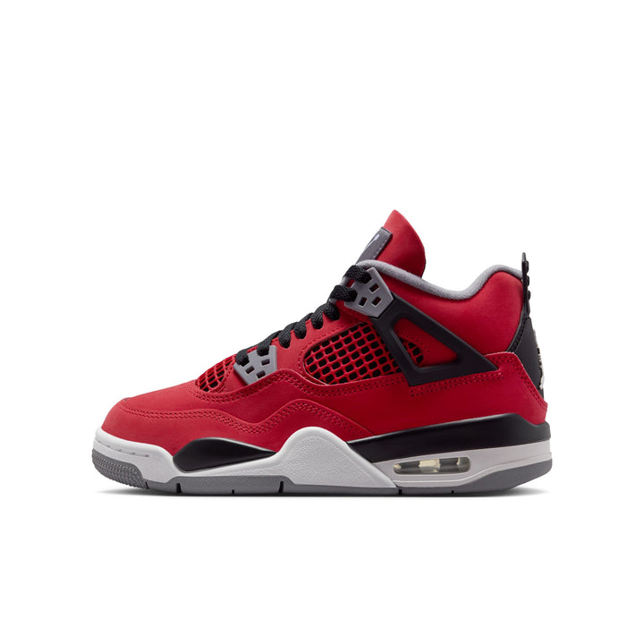 AIR JORDAN 4 RETRO (GS) FQ81213-600 "TORO" - FIRE RED/WHITE